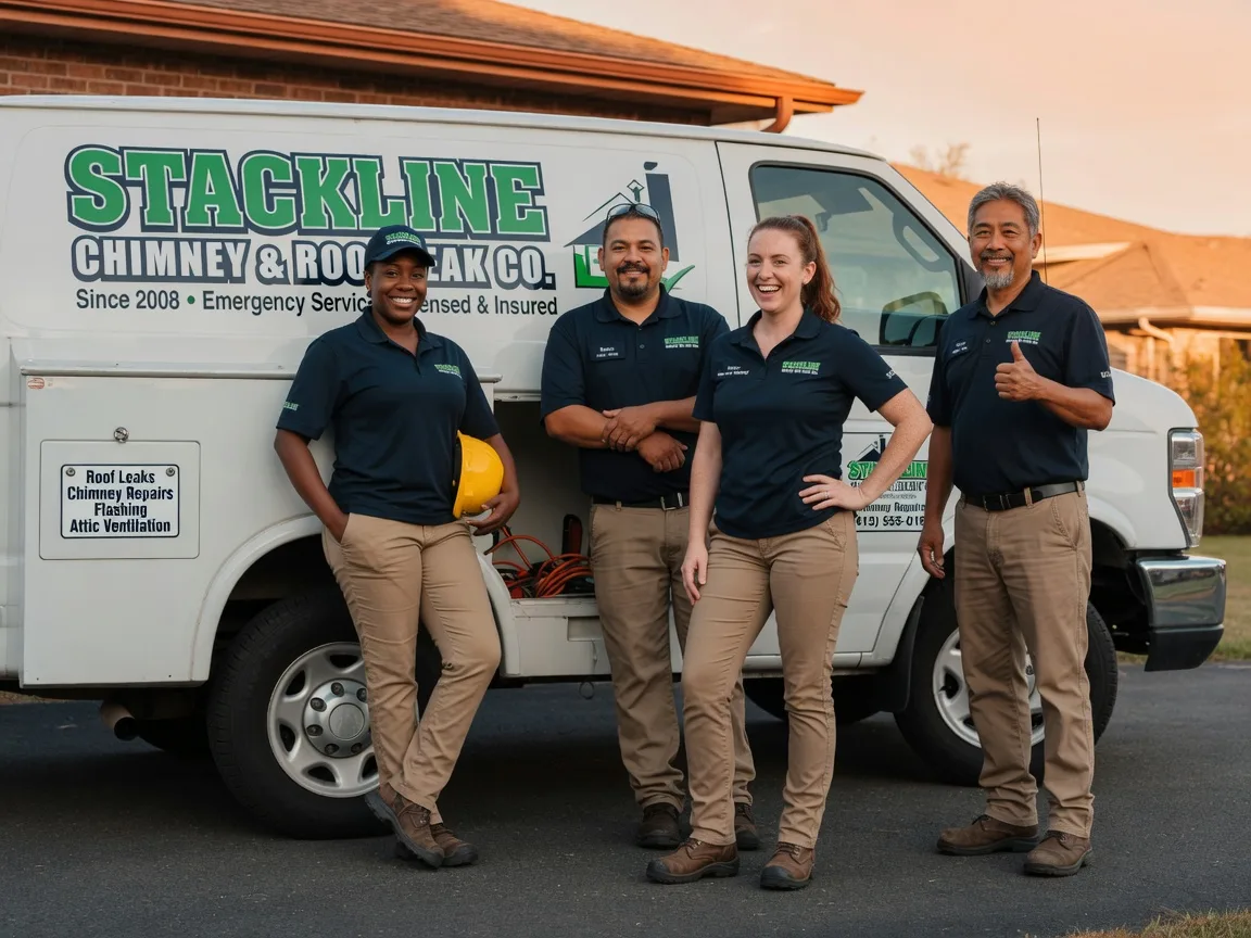 Chimney flashing repair company in Marlow, OK